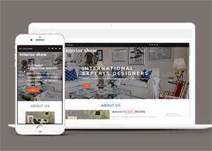 创意室内设计Bootstrap模板下载-KING72资源