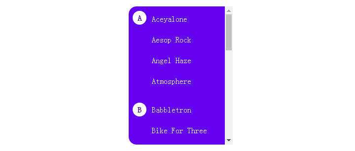 js+css3侧边栏滚动显示首字母索引特效AI匠码集 Web前端、Java、Python等全栈源码资源下载站-小K网-QQ活动_资源分享-源码基地-项目分享-安卓绿色软件基地AI匠码集 Web前端、Java、Python等全栈源码资源下载站-小K网-QQ活动_资源分享-源码基地-项目分享-安卓绿色软件基地