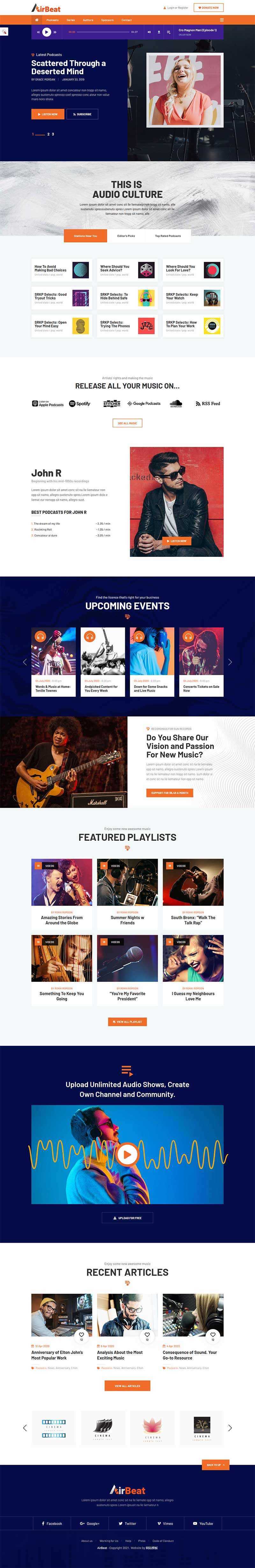 响应式多用途音频试听，音乐博客网站HTML模板AI匠码集 Web前端、Java、Python等全栈源码资源下载站-小K网-QQ活动_资源分享-源码基地-项目分享-安卓绿色软件基地AI匠码集 Web前端、Java、Python等全栈源码资源下载站-小K网-QQ活动_资源分享-源码基地-项目分享-安卓绿色软件基地