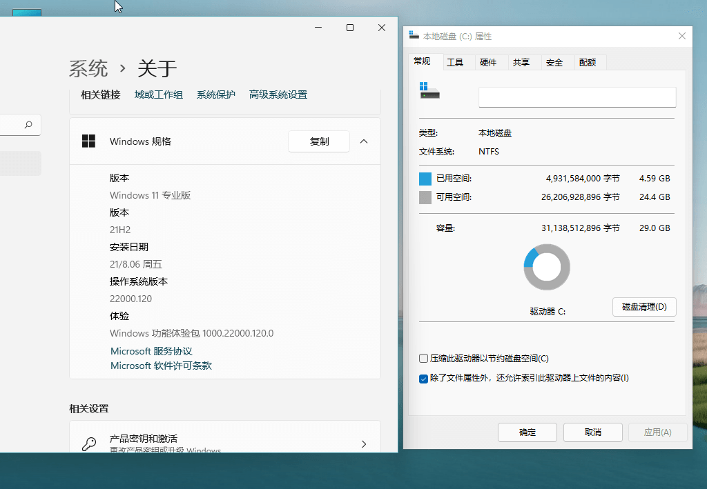 Windows11 v22000.120 精简版